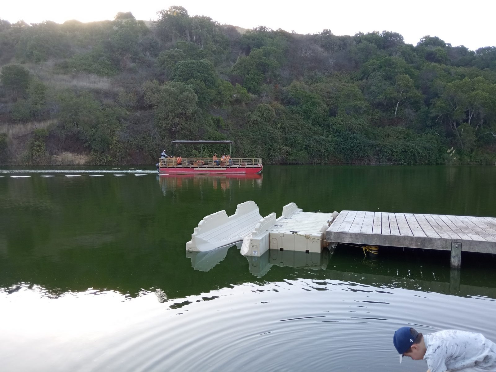 kayak lift laguna tricao muelle chico con acceso